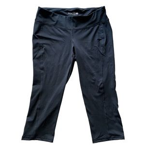 Old Navy Active Black Crop Workout Leggings Sz XL